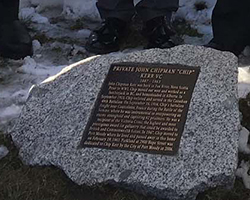 Stone marker for Chip Kerr