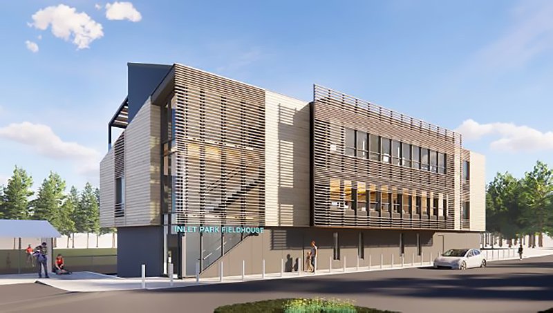 Fieldhouse south view
