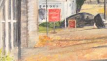 Rae Yano, Walk on St Johns, acrylic