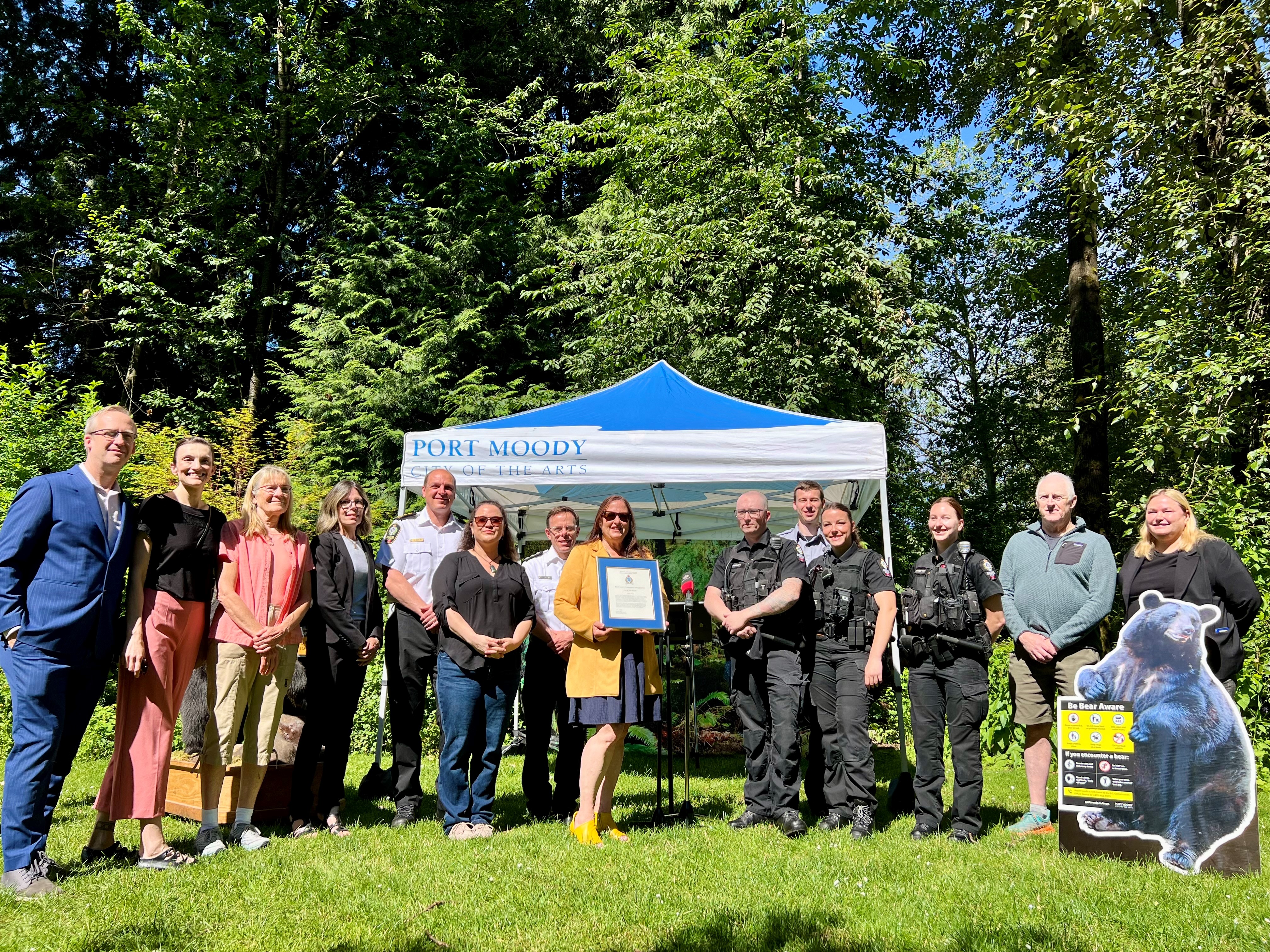 Port Moody receives Bear Smart Certification