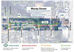 Moray Street Traffic Calming Map