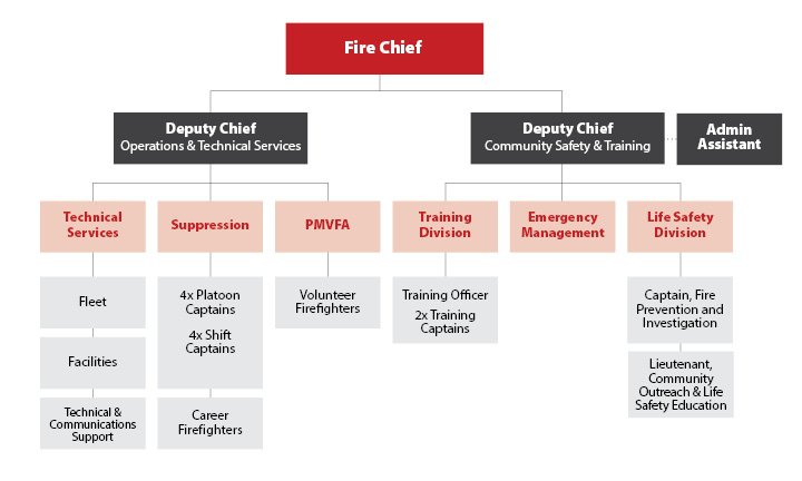 2020 Department org chart