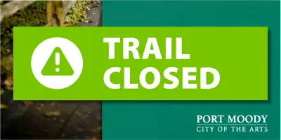 trail closed banner