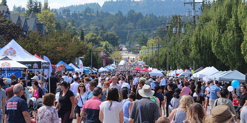 car-free day crowds
