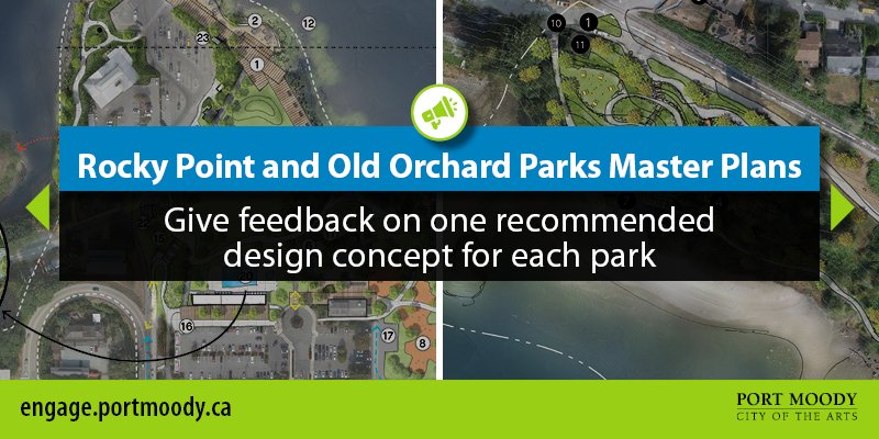 diagrams of rocky point and old orchard parks