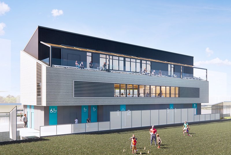 Fieldhouse North view