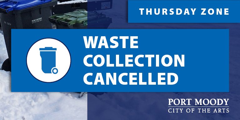 thursday waste collection cancelled