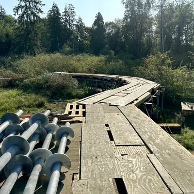Boardwalk construction 2024