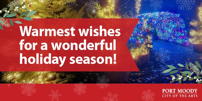 festive image with holiday greeting text
