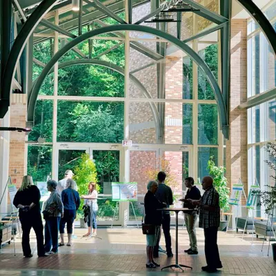 Inside the Inlet Theatre Galleria