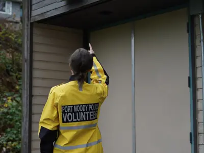 rendering of new multi-use pathway with cyclist and pedestrians