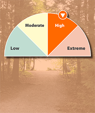 fire rating graphic - high