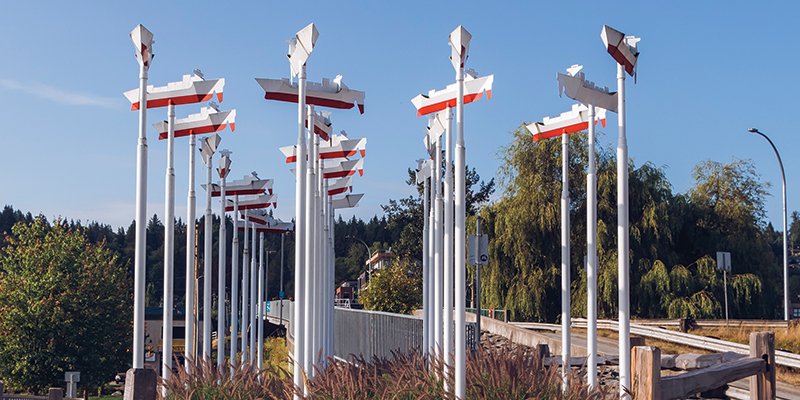ships in the wind mobile sculpture