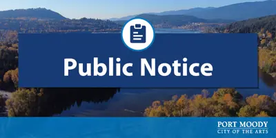 Clipboard item with Public Notice text