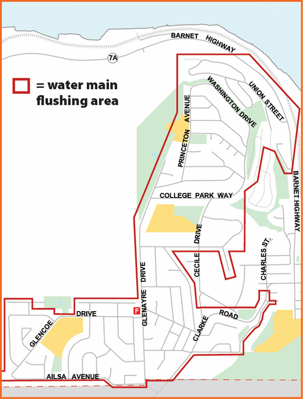 Map of neighbourhood area