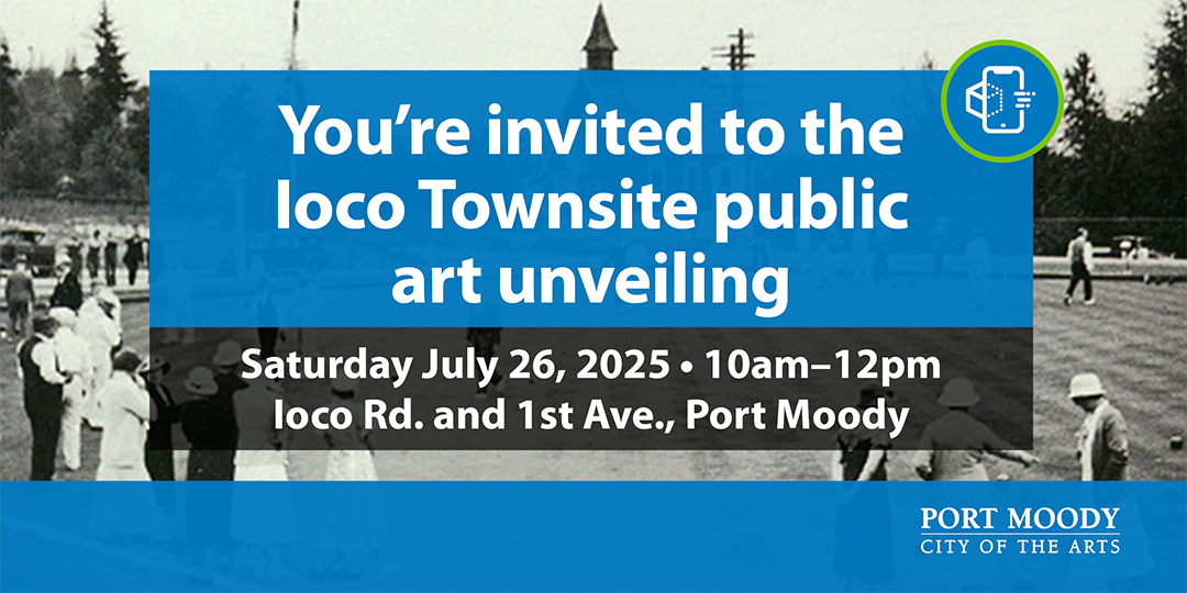 Ioco townsite public art unveiling banner