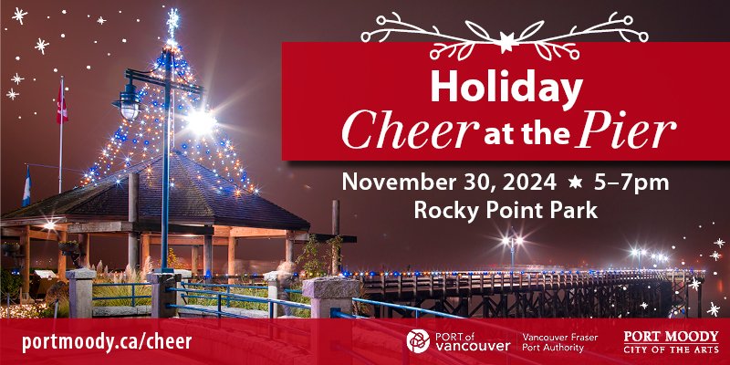 cheer at the pier banner