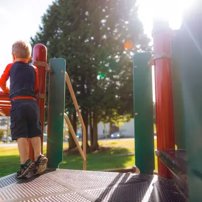 child on a playground