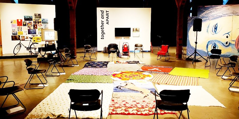 blanket ceremony stage setup